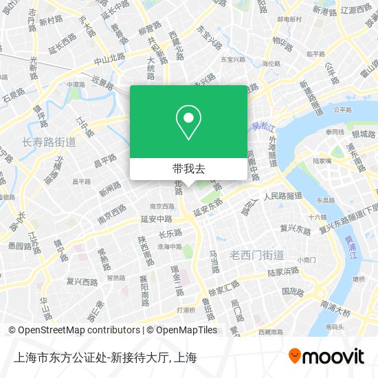 上海市东方公证处-新接待大厅地图