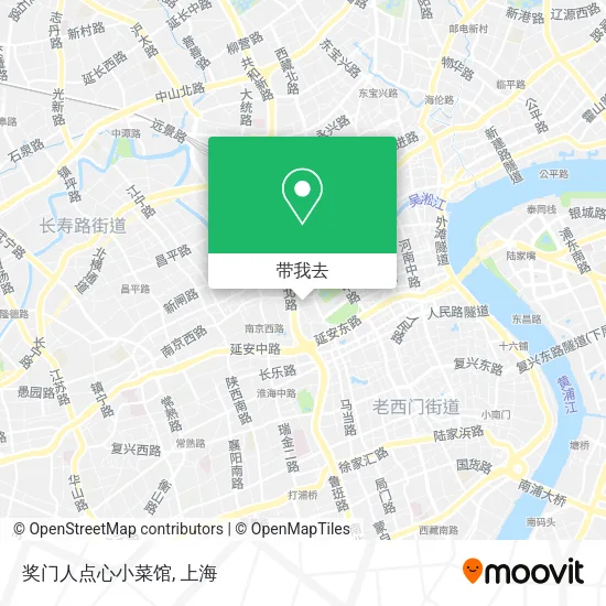 奖门人点心小菜馆地图