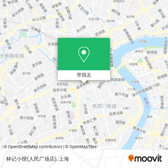 林记小馆(人民广场店)地图