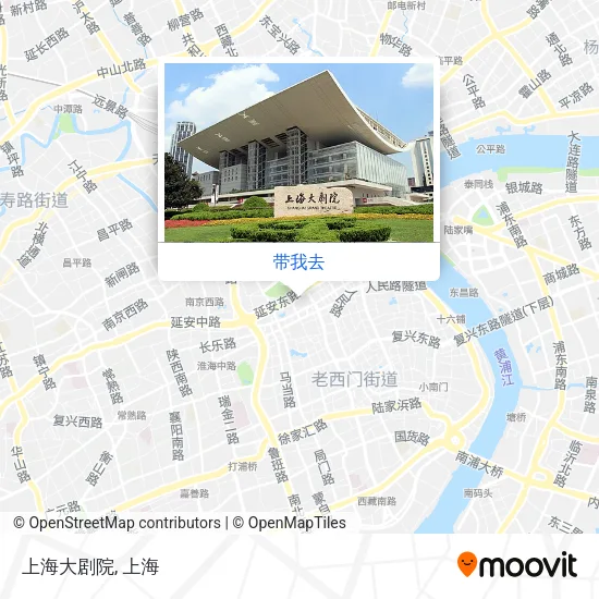 上海大剧院地图