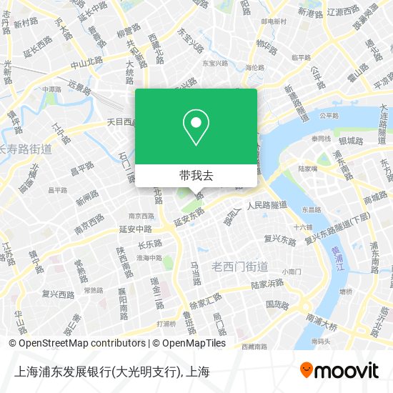 上海浦东发展银行(大光明支行)地图