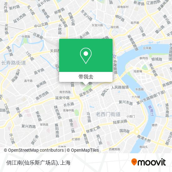 俏江南(仙乐斯广场店)地图