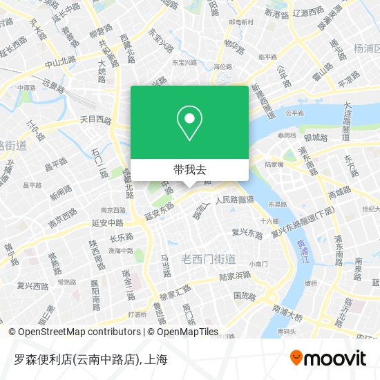 罗森便利店(云南中路店)地图