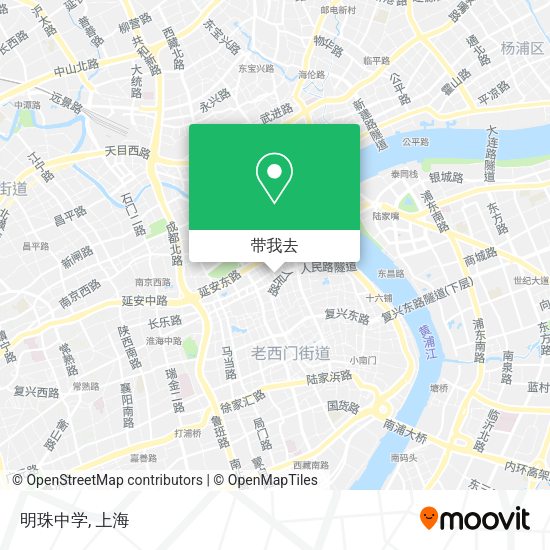 明珠中学地图