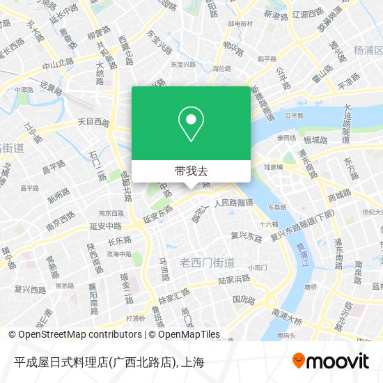 平成屋日式料理店(广西北路店)地图
