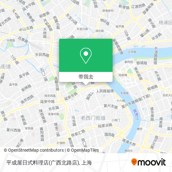 平成屋日式料理店(广西北路店)地图
