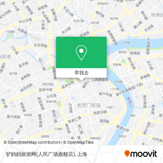驴妈妈旅游网(人民广场旗舰店)地图