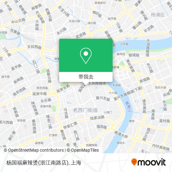 杨国福麻辣烫(浙江南路店)地图