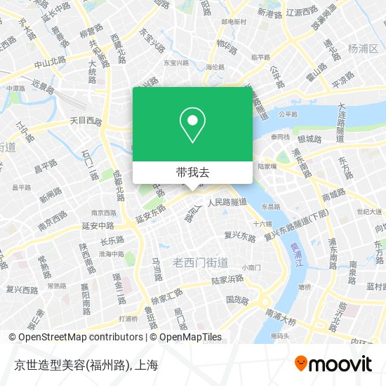 京世造型美容(福州路)地图