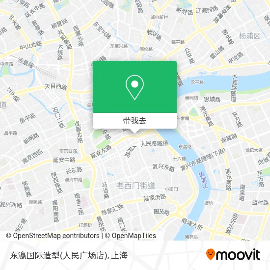 东瀛国际造型(人民广场店)地图