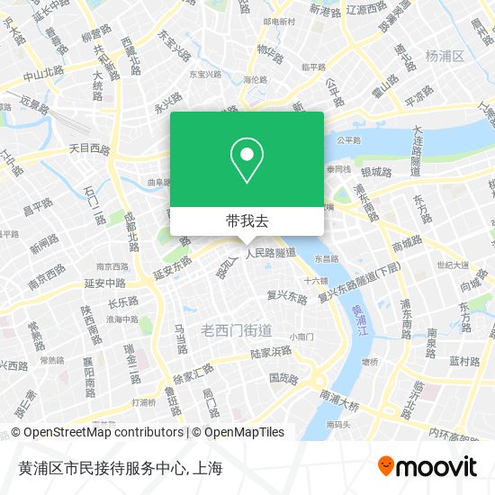 黄浦区市民接待服务中心地图