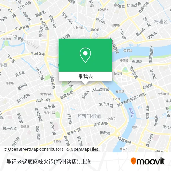 吴记老锅底麻辣火锅(福州路店)地图