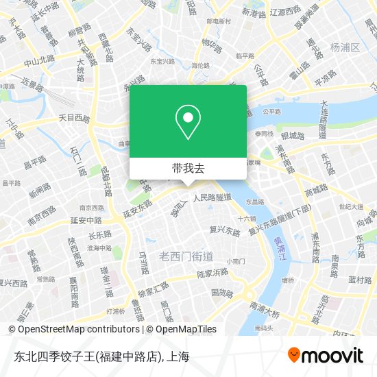 东北四季饺子王(福建中路店)地图