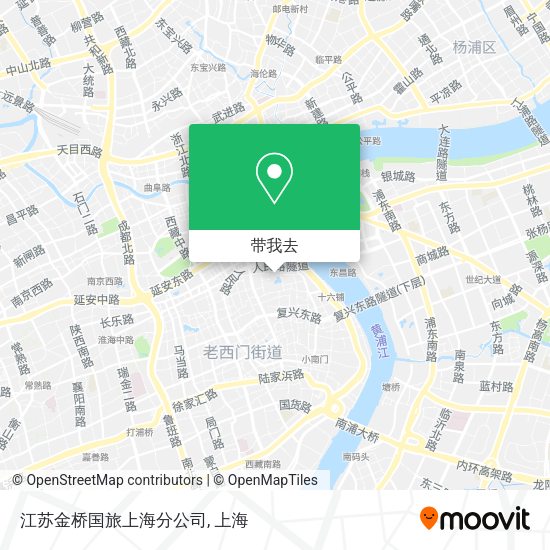 江苏金桥国旅上海分公司地图