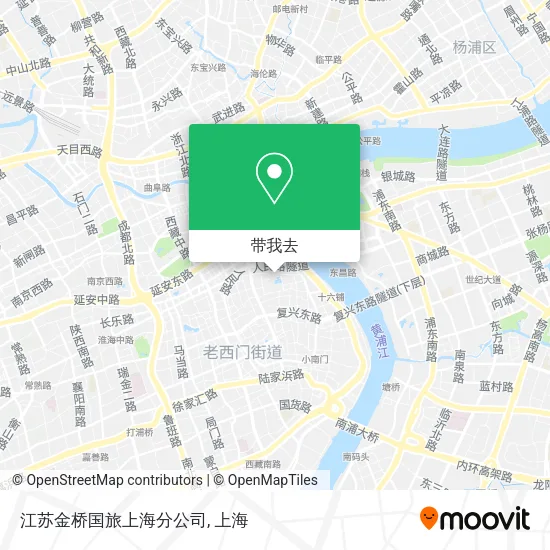 江苏金桥国旅上海分公司地图