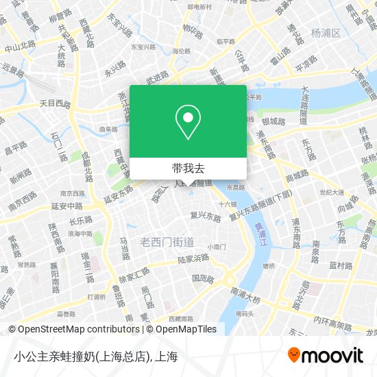小公主亲蛙撞奶(上海总店)地图