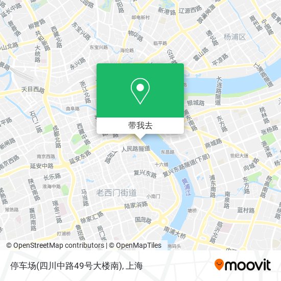 停车场(四川中路49号大楼南)地图