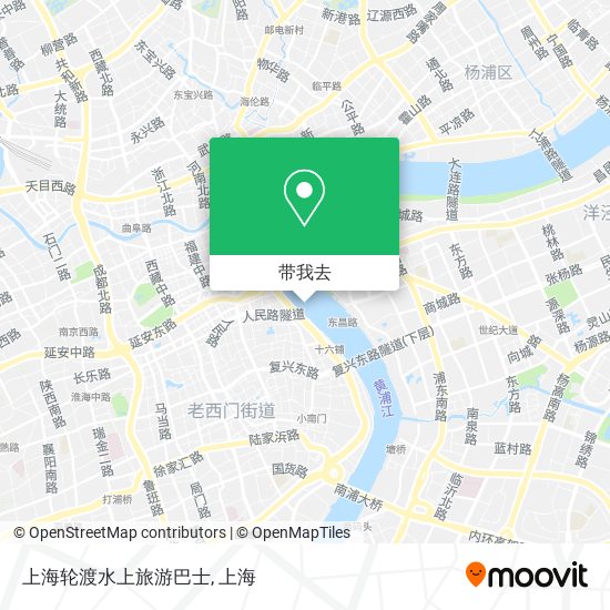 上海轮渡水上旅游巴士地图