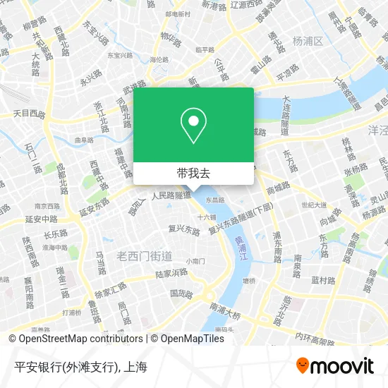 平安银行(外滩支行)地图