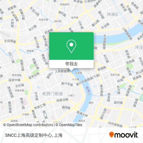 SNCC上海高级定制中心地图