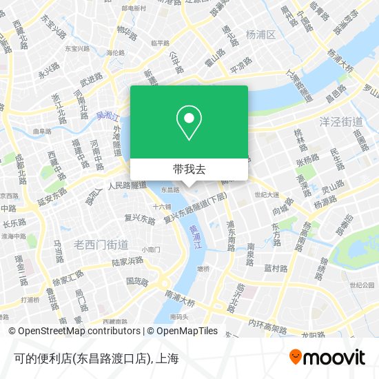 可的便利店(东昌路渡口店)地图