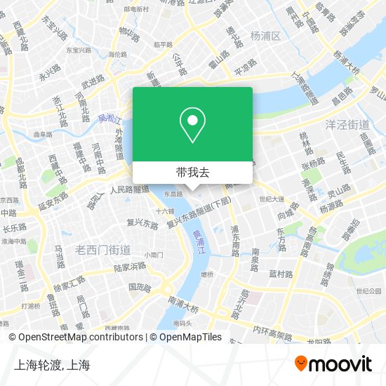 上海轮渡地图