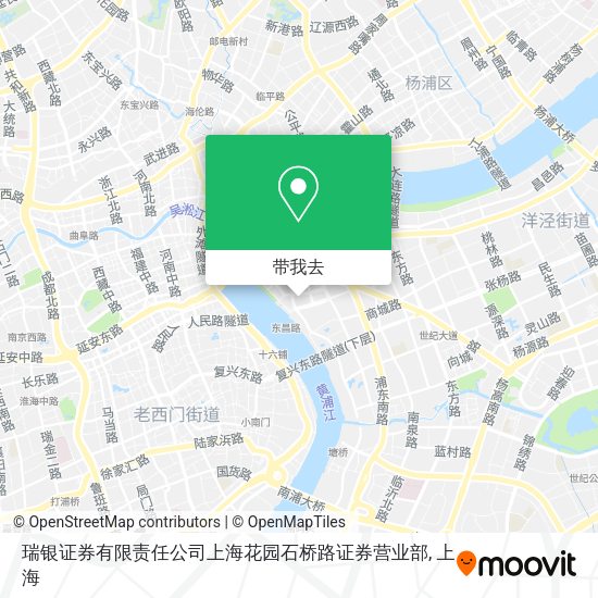 瑞银证券有限责任公司上海花园石桥路证券营业部地图