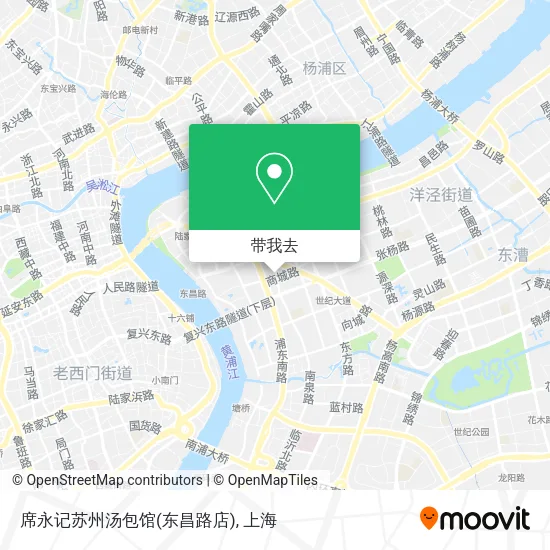 席永记苏州汤包馆(东昌路店)地图