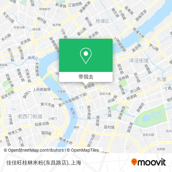 佳佳旺桂林米粉(东昌路店)地图