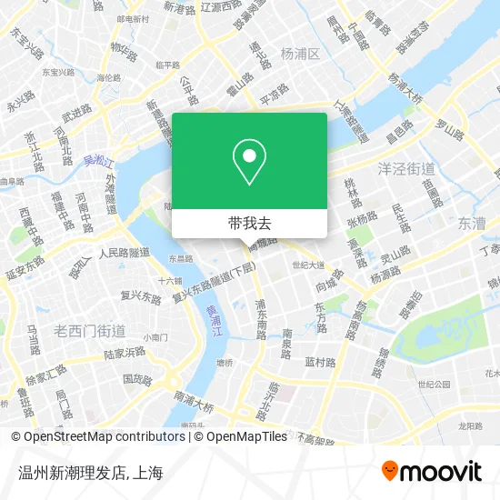 温州新潮理发店地图