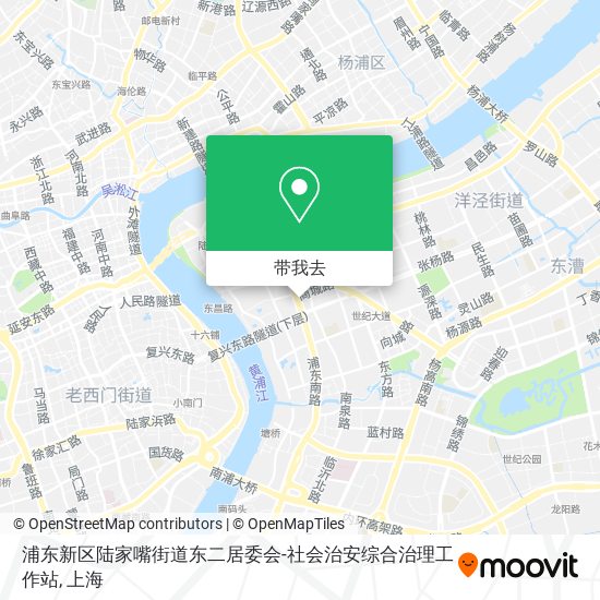 浦东新区陆家嘴街道东二居委会-社会治安综合治理工作站地图