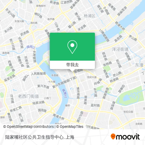 陆家嘴社区公共卫生指导中心地图