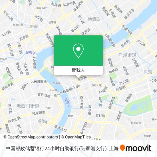 中国邮政储蓄银行24小时自助银行(陆家嘴支行)地图