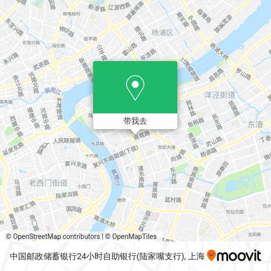中国邮政储蓄银行24小时自助银行(陆家嘴支行)地图