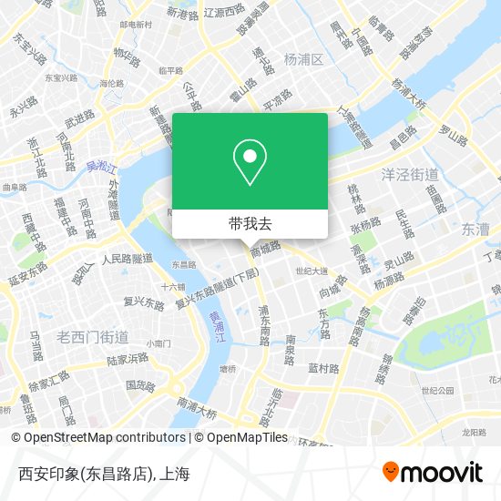 西安印象(东昌路店)地图