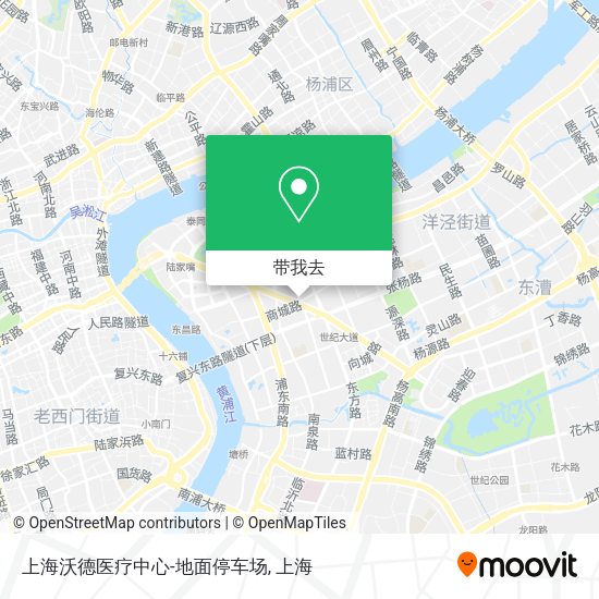 上海沃德医疗中心-地面停车场地图