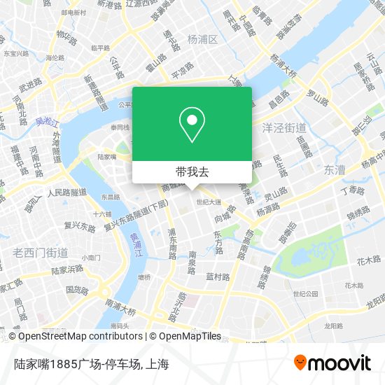 陆家嘴1885广场-停车场地图