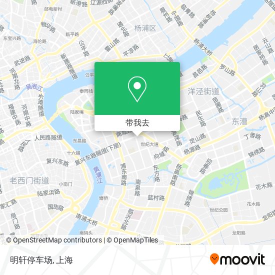 明轩停车场地图