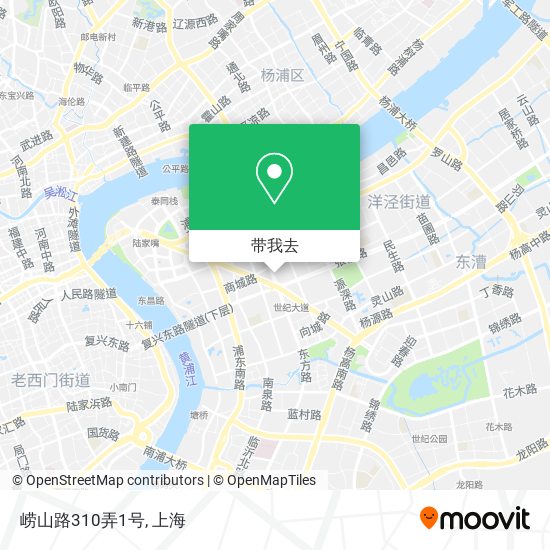 崂山路310弄1号地图