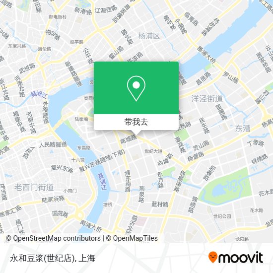 永和豆浆(世纪店)地图