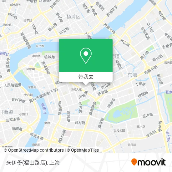 来伊份(福山路店)地图