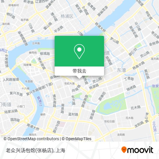 老众兴汤包馆(张杨店)地图