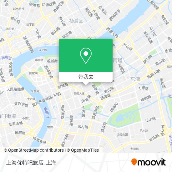 上海优特吧旅店地图