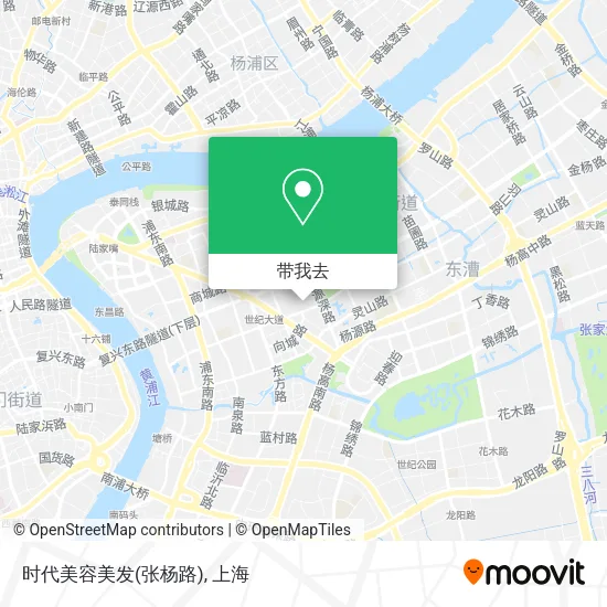 时代美容美发(张杨路)地图