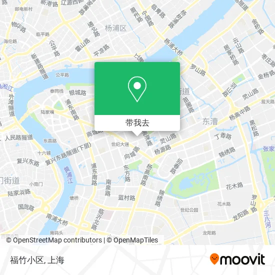 福竹小区地图