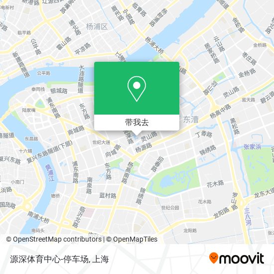 源深体育中心-停车场地图
