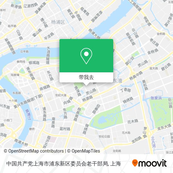 中国共产党上海市浦东新区委员会老干部局地图