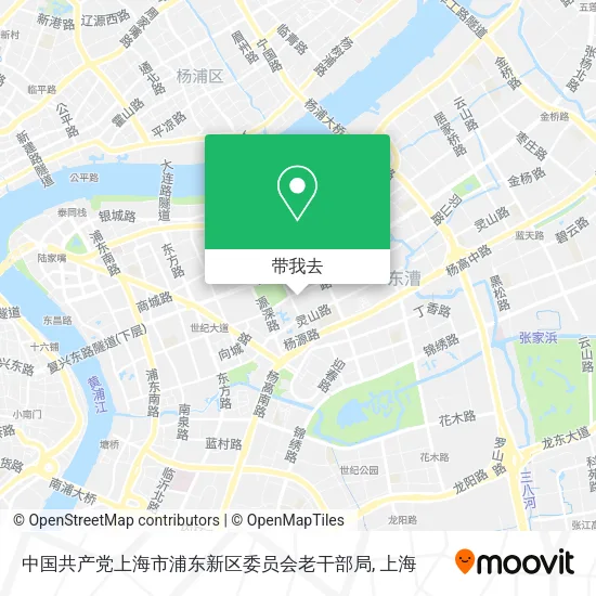 中国共产党上海市浦东新区委员会老干部局地图