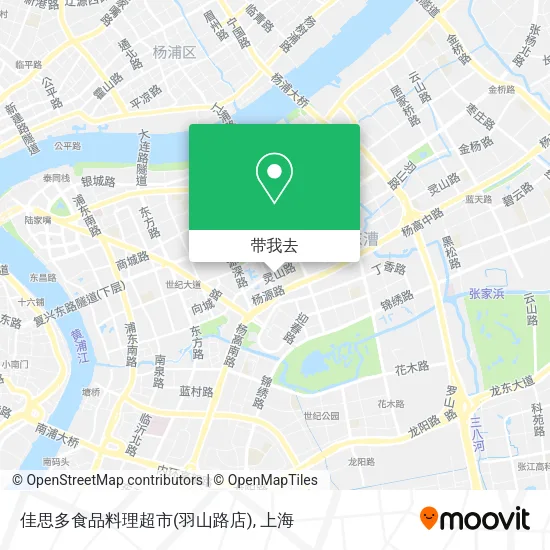 佳思多食品料理超市(羽山路店)地图