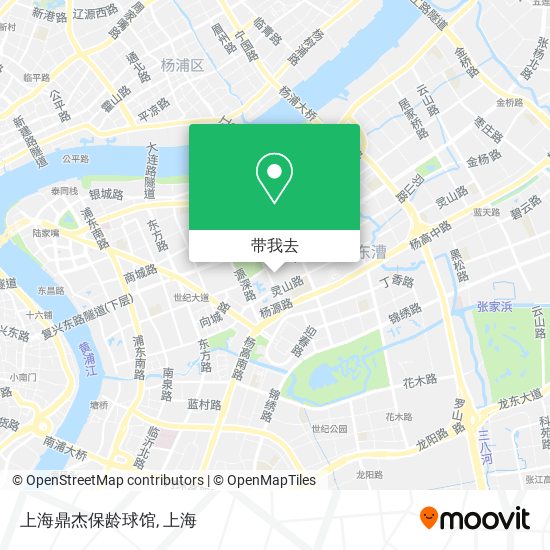 上海鼎杰保龄球馆地图